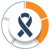 Ribbon icon representing Logic 360 Foundation fundraising initiatives